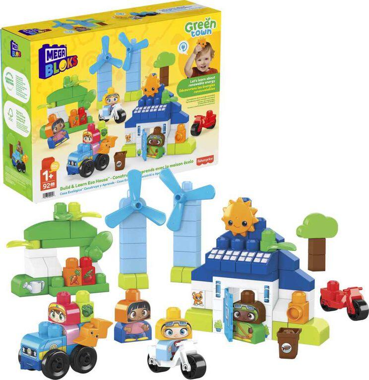 Mattel - MEGA BLOCKS - Green Town Build & Learn Eco House