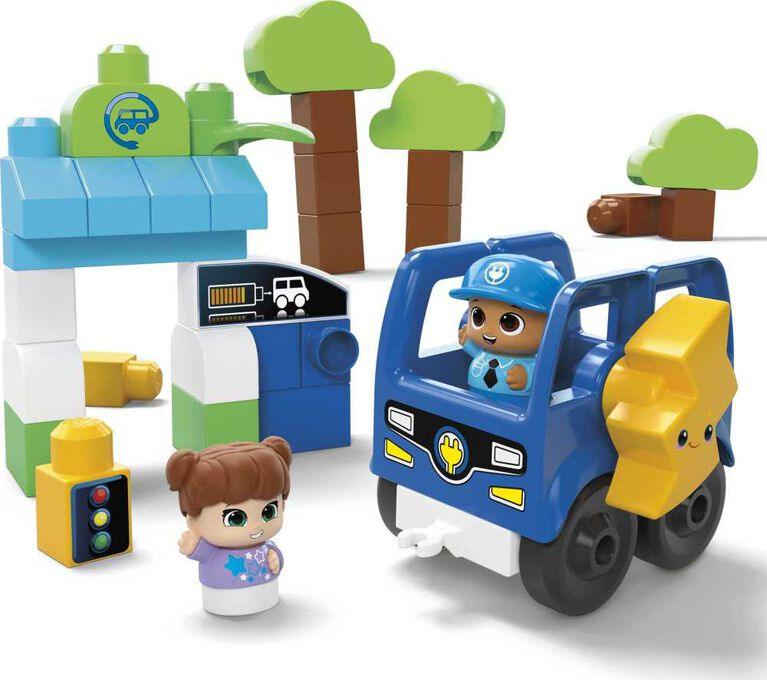Mattel - MEGA BLOCKS - Green Town Charge & Go Bus