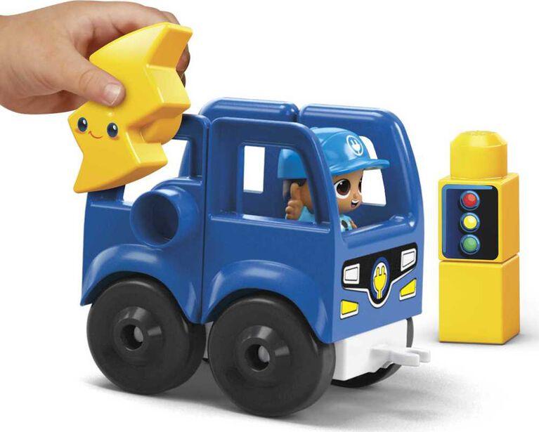 Mattel - MEGA BLOCKS - Green Town Charge & Go Bus