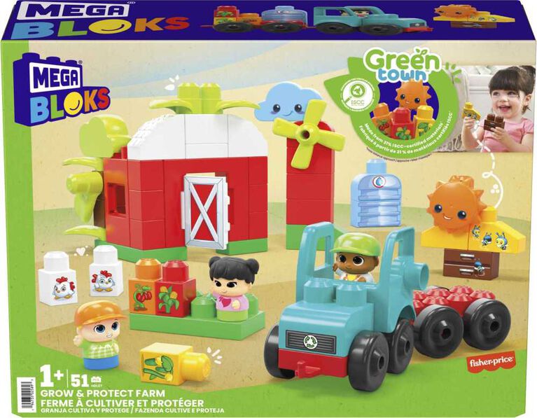 Mattel - MEGA BLOCKS - Ferme Green Town Grow & Protect