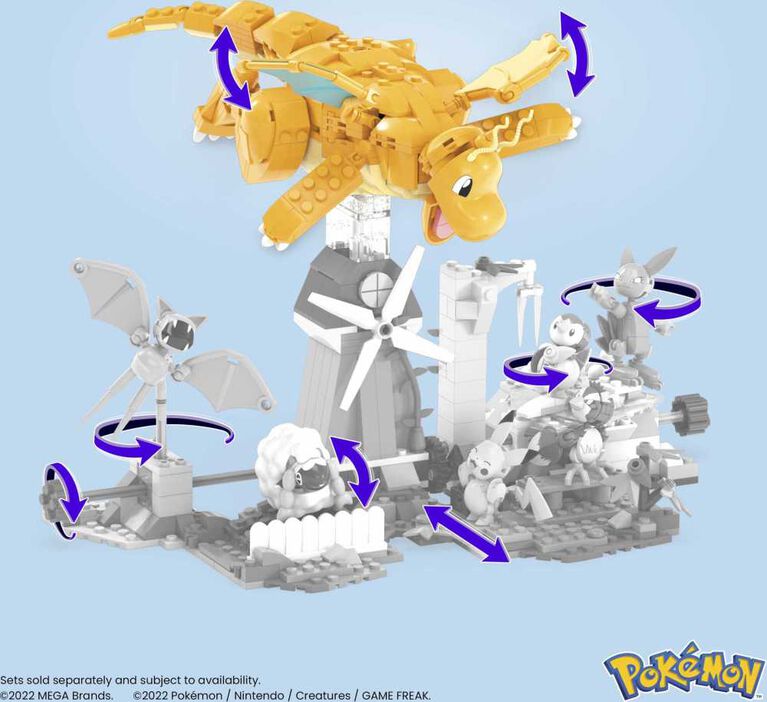 Mattel - MEGA BLOCKS - Pokemon - Dragonite