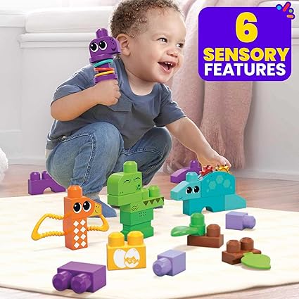 Mattel - MEGA BLOCKS - Squeak 'N Chomp Dinos