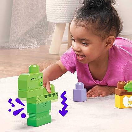 Mattel - MEGA BLOCKS - Squeak 'N Chomp Dinos