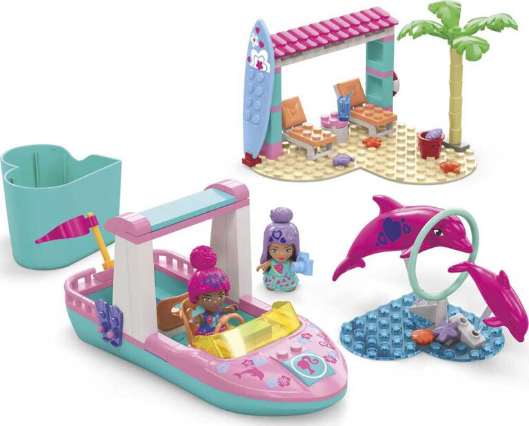 Mattel - MEGA CONSTRUX - BARBIE COLOR REVEAL DOLPHIN EXPLORATION