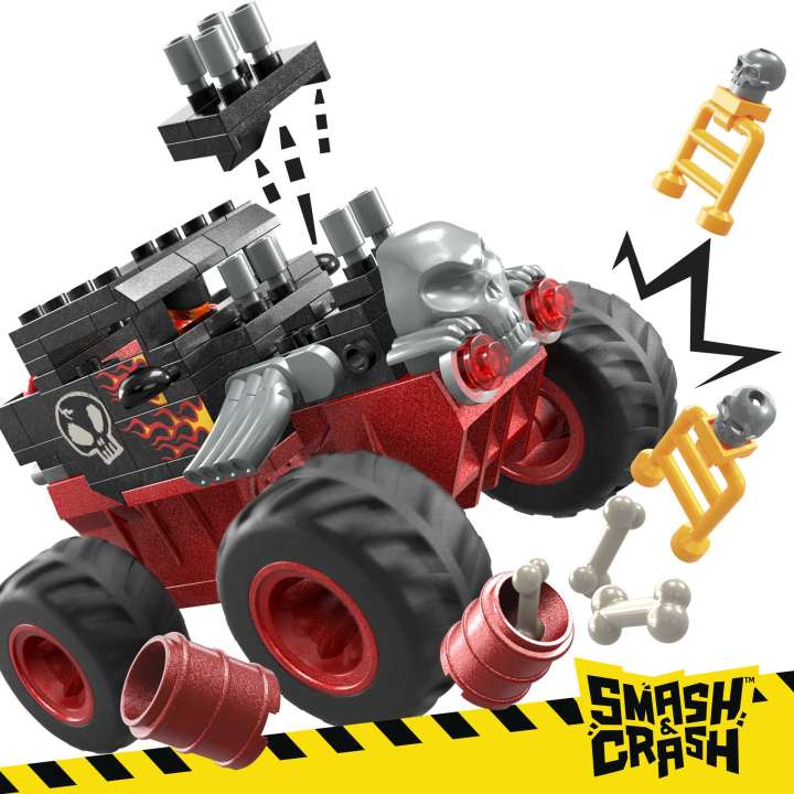 Mattel - MEGA CONSTRUX - HOT WHEELS SMASH n' CRASH BONE SHAKER PLAYSET