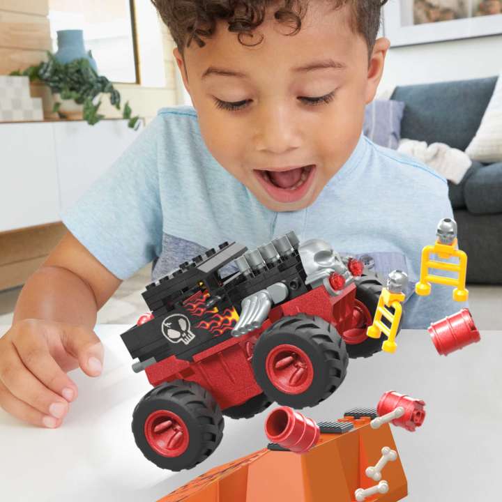 Mattel - MEGA CONSTRUX - HOT WHEELS SMASH n' CRASH BONE SHAKER PLAYSET