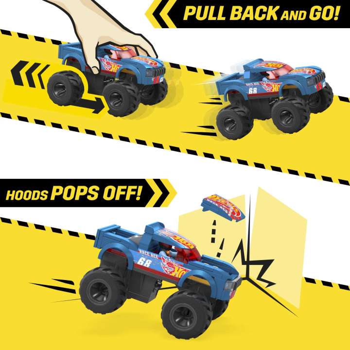 Mattel - MEGA CONSTRUX - HOT WHEELS SMASH n' CRASH RACE ACE  MT PLAYSET