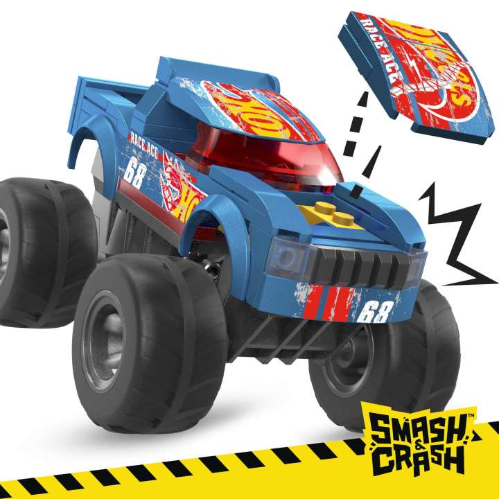 Mattel - MEGA CONSTRUX - HOT WHEELS SMASH n' CRASH RACE ACE  MT PLAYSET