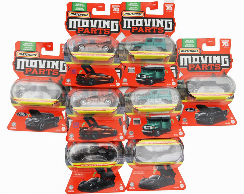 Mattel - Matchbox - Moving Parts Assorted