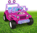 Mattel - Power Wheels - Barbie Jeep