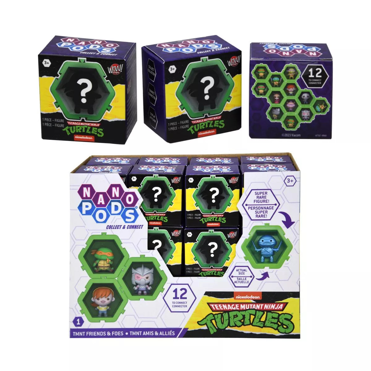 Mattel - TMNT - Nano Pods - CDU Assorted