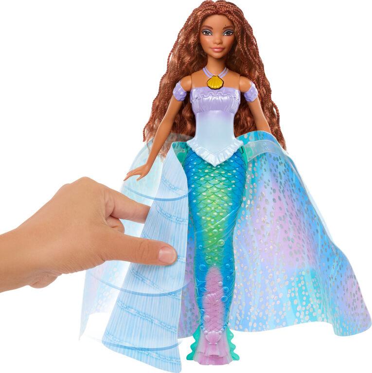 Mattel - Tl Disney The Little Mermaid Transforming Ariel Fashion Doll, Switch from Human to Mermaid