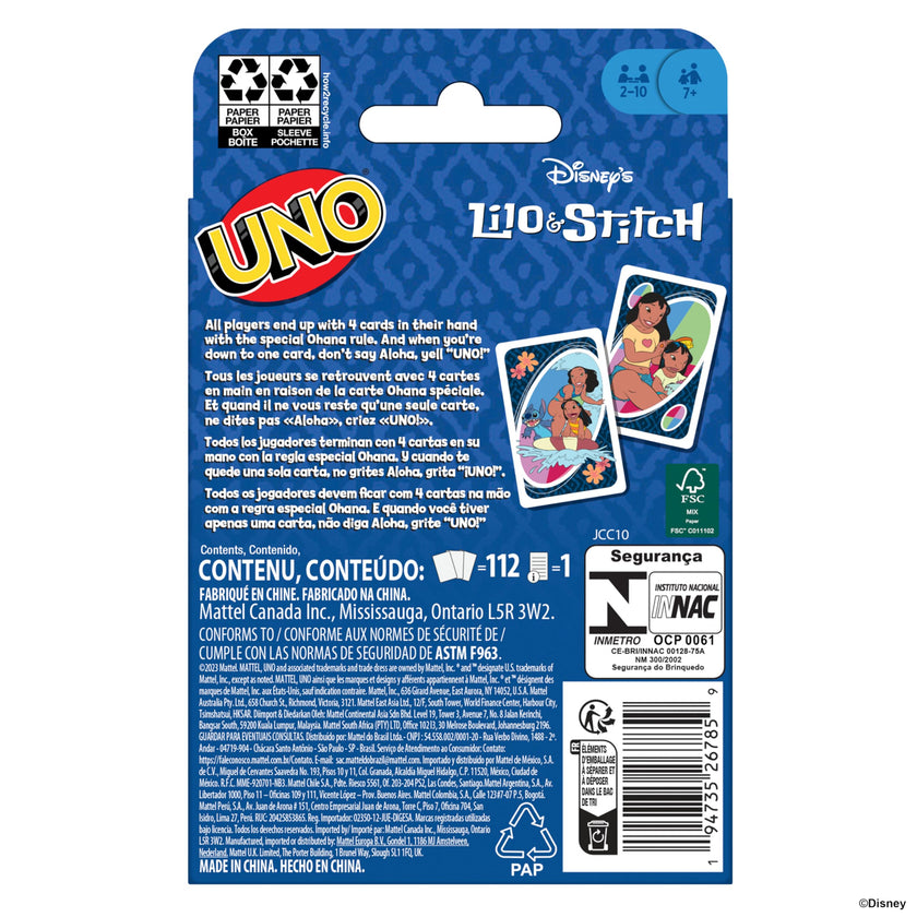 Mattel - UNO - LILO et STITCH