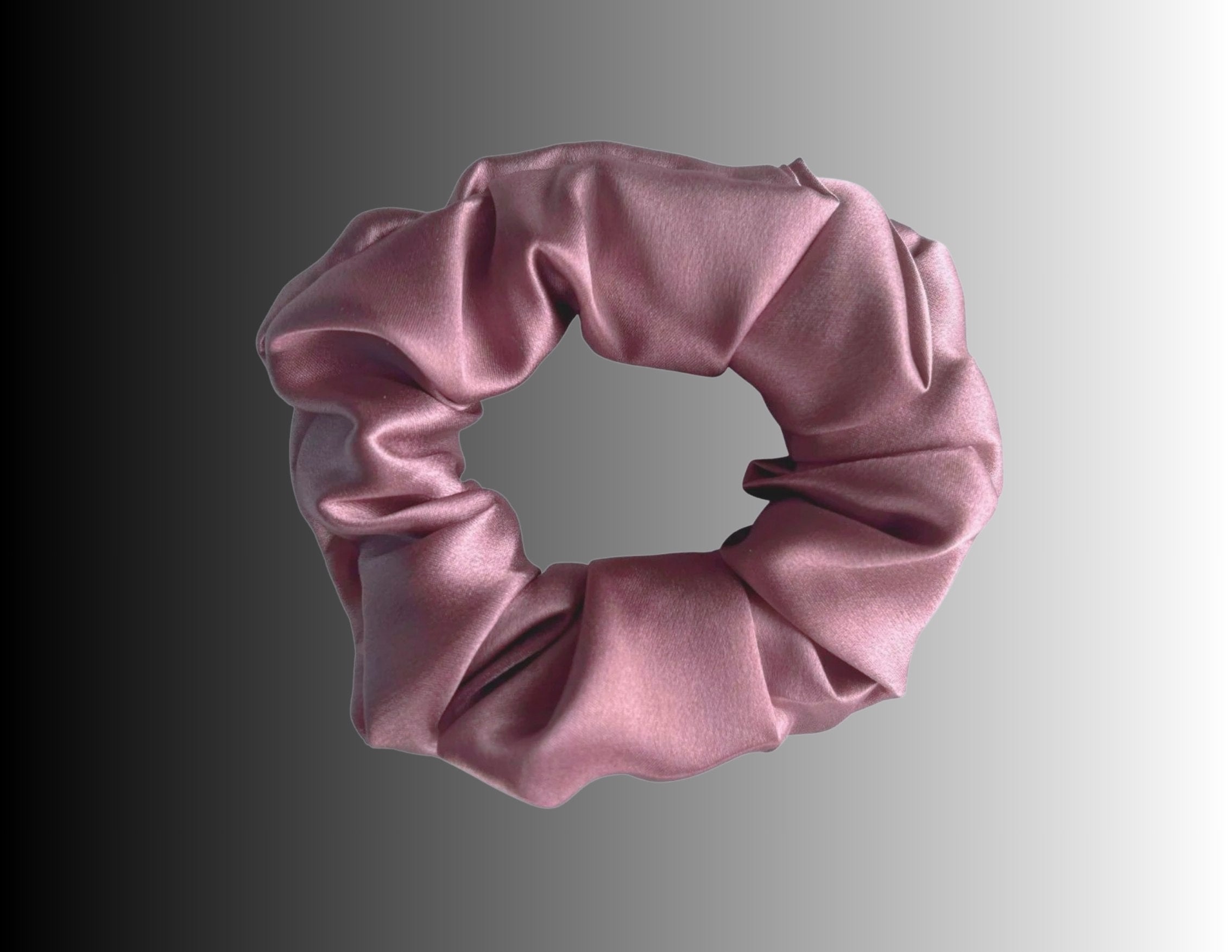 Silk Hair Scrunchie Mauve