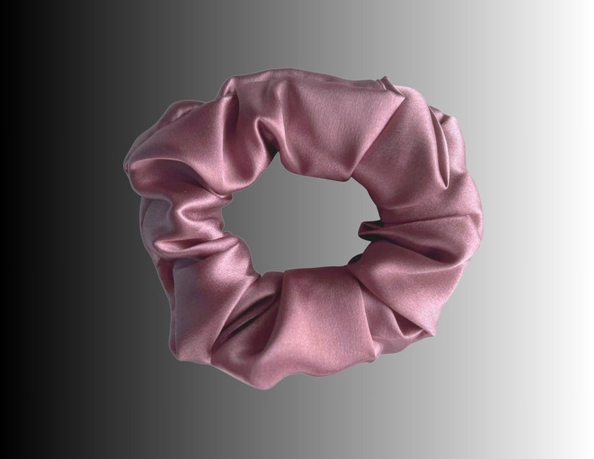 Silk Hair Scrunchie Mauve