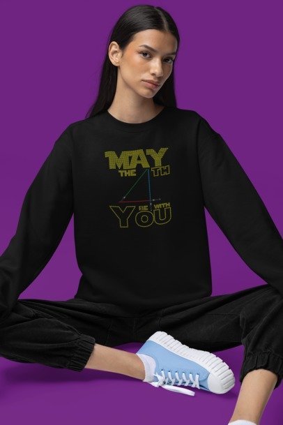 May the 4th Be With You Rhinestone T-Shirt – Sparkle Star Wars Inspired Tee for Women & Men | Blingdazzel