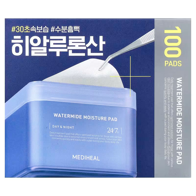 Mediheal Watermide Moisture Pad 170ml / 100pads
