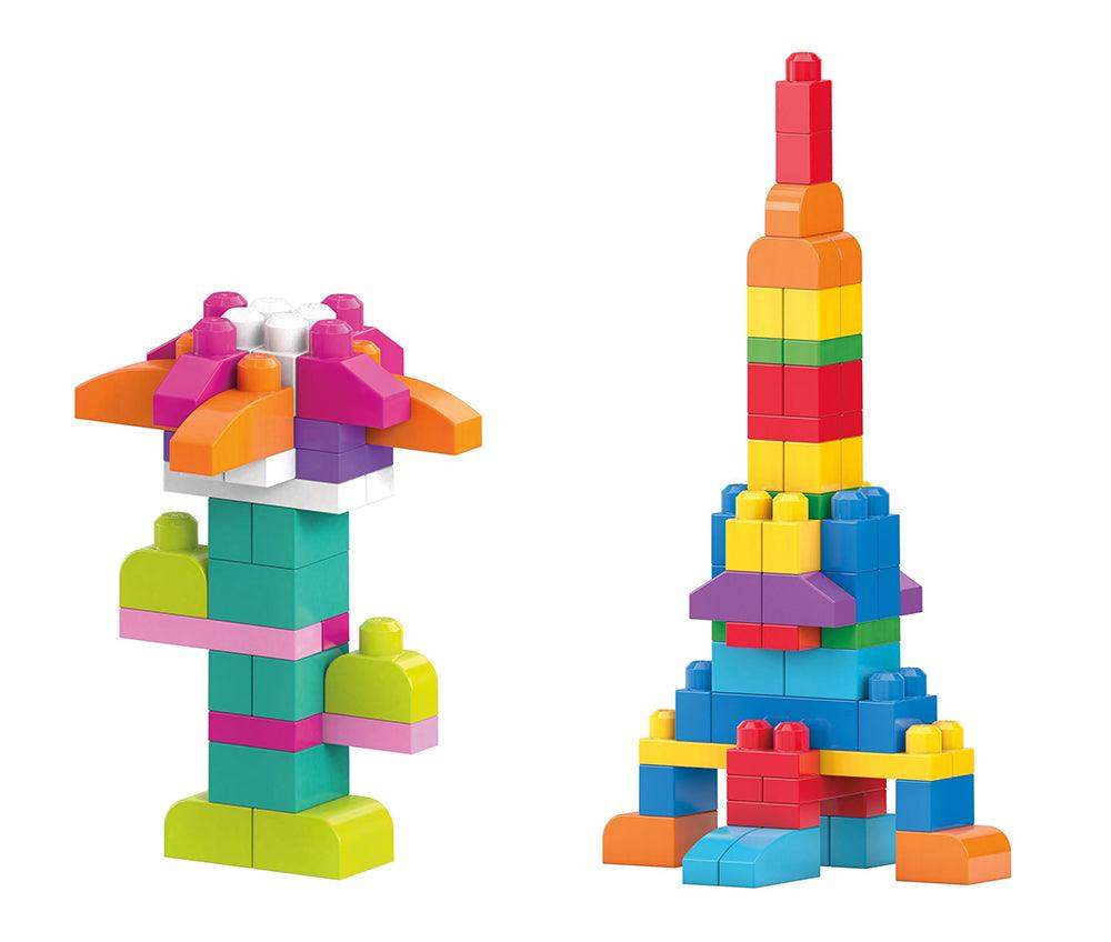 Mega Toys - 80 pièces - Grand sac de construction - Classique