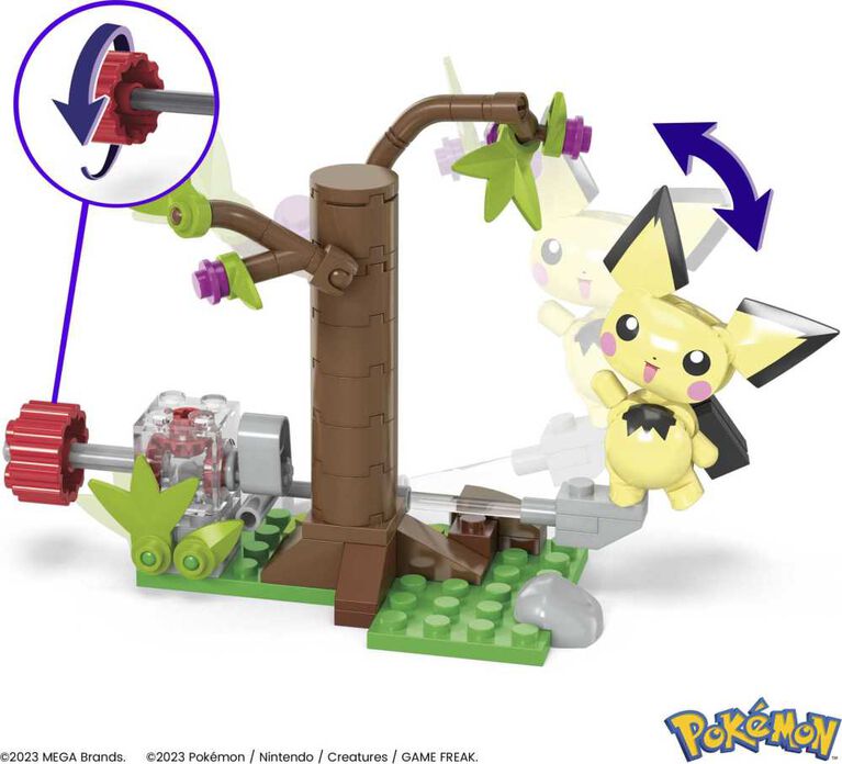 Mega Toys - Pokemon - Building Toy Kit, Pichu's Forest
