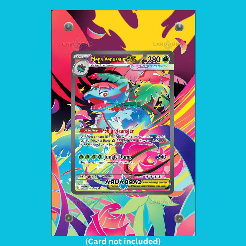 Mega Venusaur EX 177/132 Mega Evolution (Ungraded) Display Case
