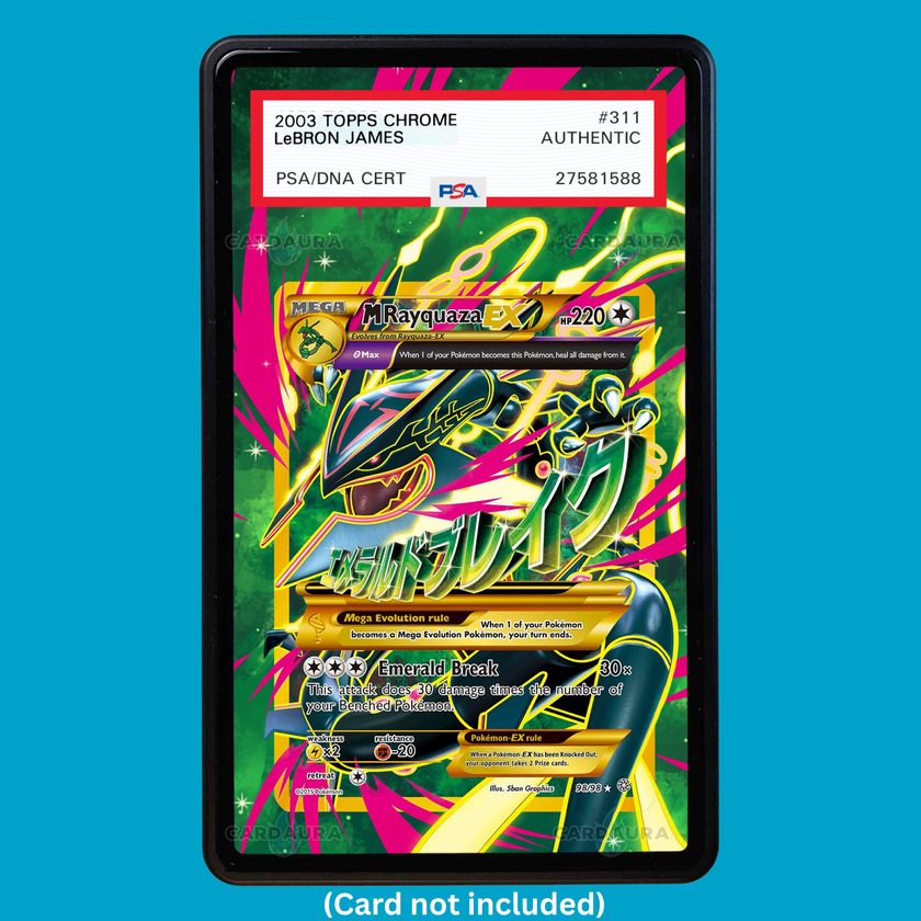 M Rayquaza EX 98/98 Ancient Origins (Graded) Display Case