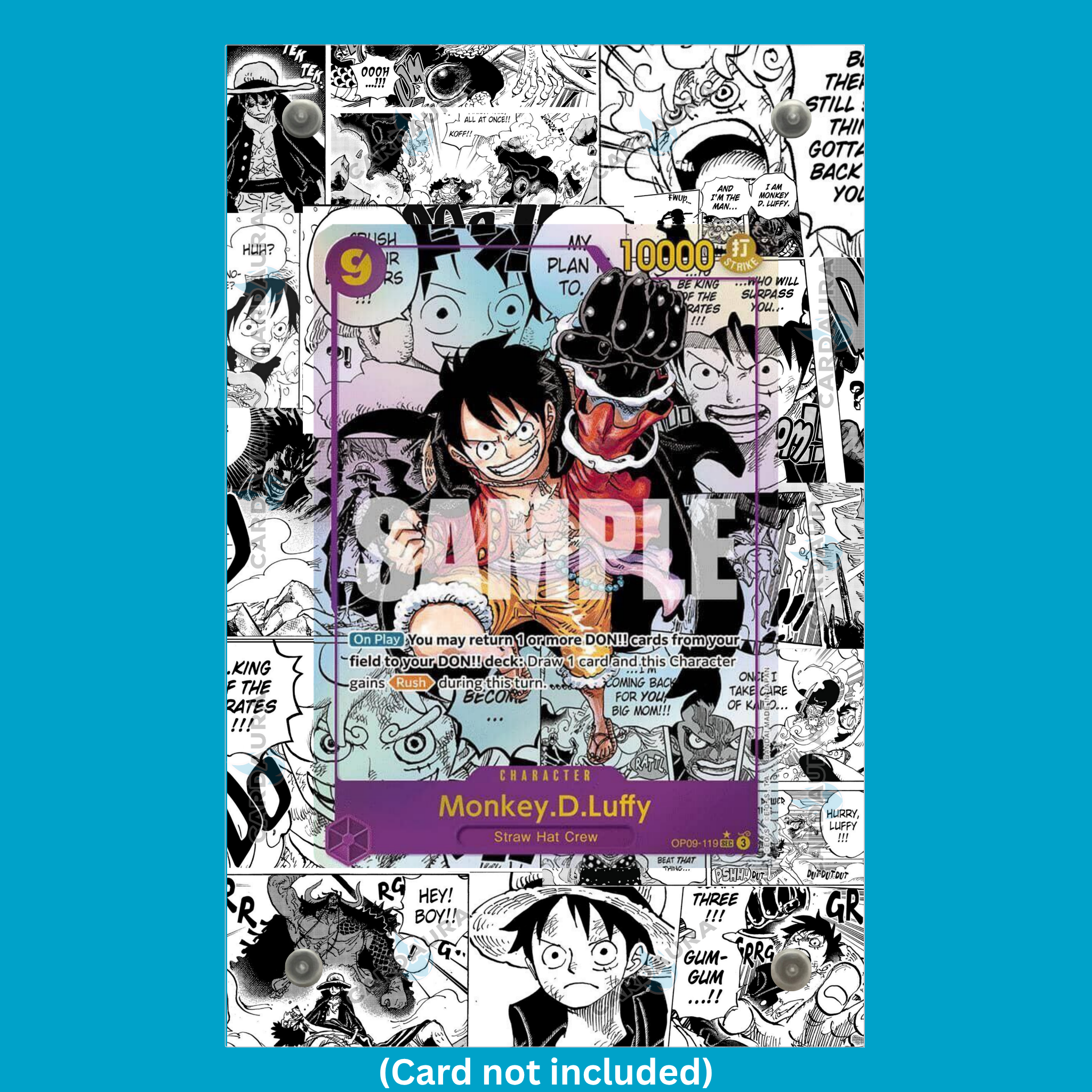Manga Monkey.D.Luffy OP09-119 - Emperors in the New World (Ungraded) Display Case