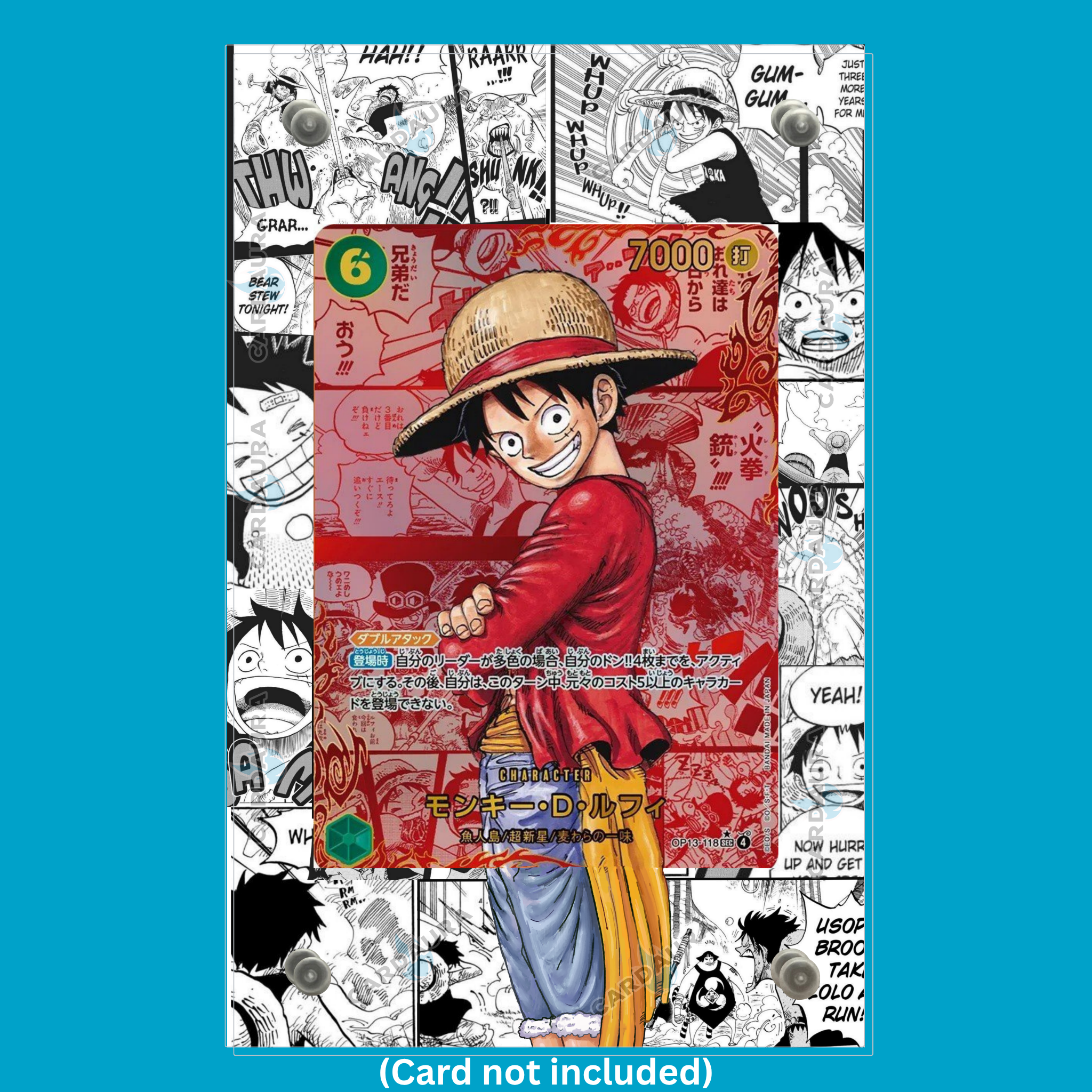 Monkey.D.Luffy [Manga] OP13-118 Carrying on His Will (Ungraded) Display Case