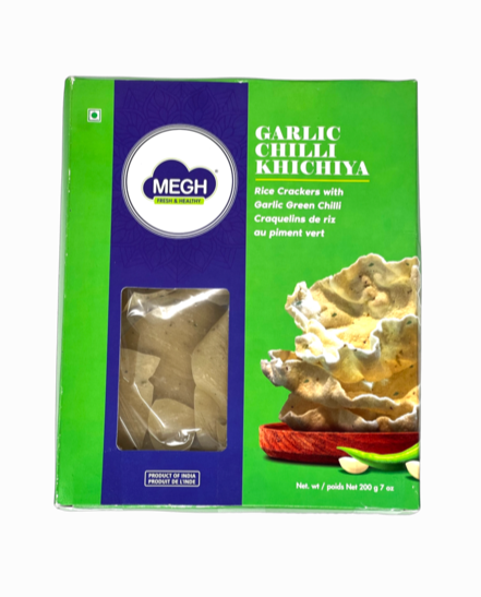 Megh Garlic Chilli Khichiya (Rice Cracker) 200g