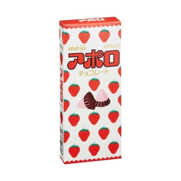 Meiji Apollo Strawberry (46G) [Best Before Date: 2026.10]