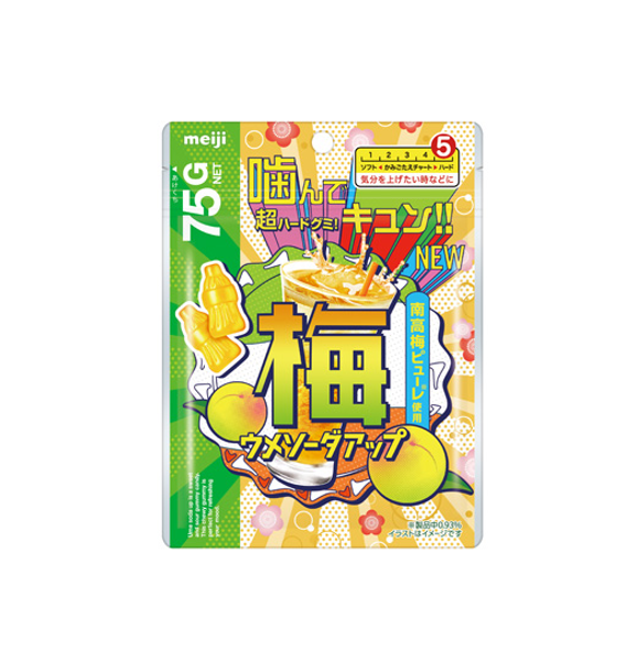 Meiji Ume Soda Up Gummy (75G) [Best Before Date: 2027.01]