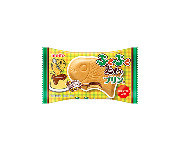 Meito Puku Puku Tai Pudding Wafer (16.8G) [Best Before Date: 2027.03]