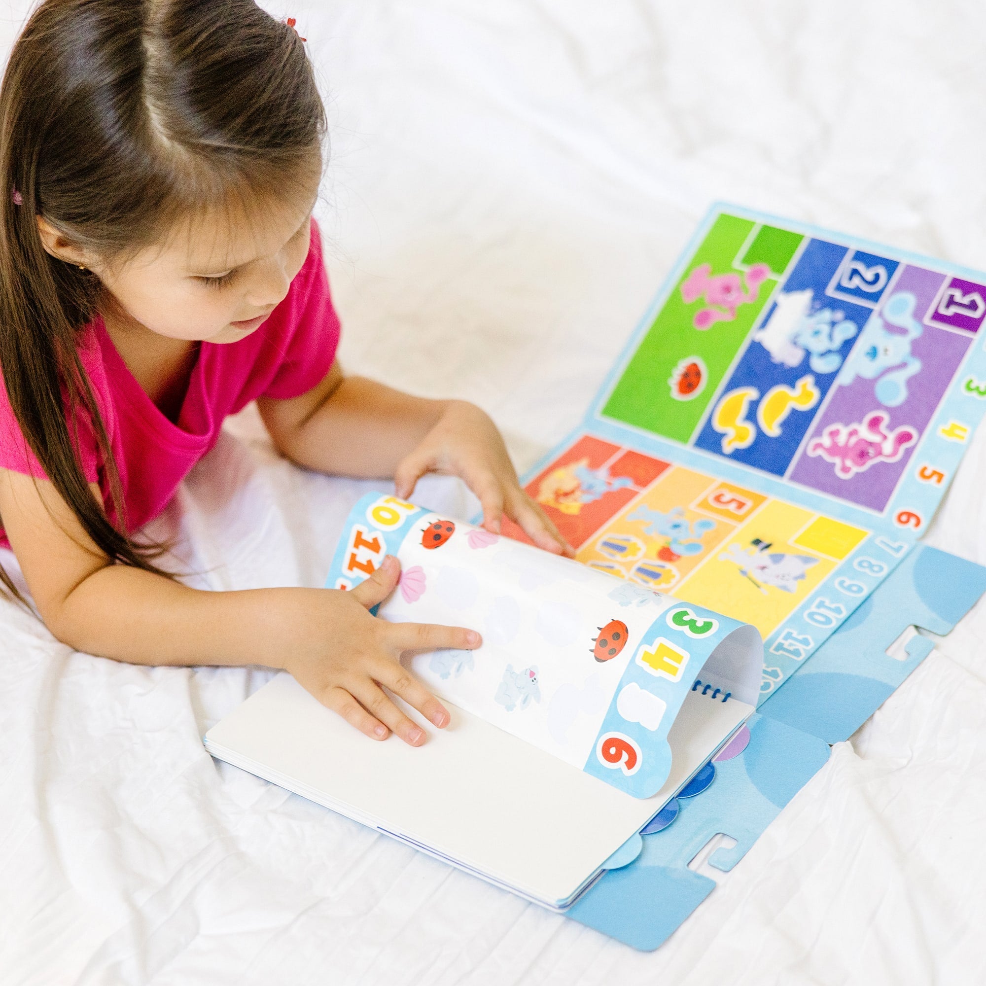 Melissa & Doug - Blues Clues & You - Activity Pad & Stickers - Letters & Numbers (6L)
