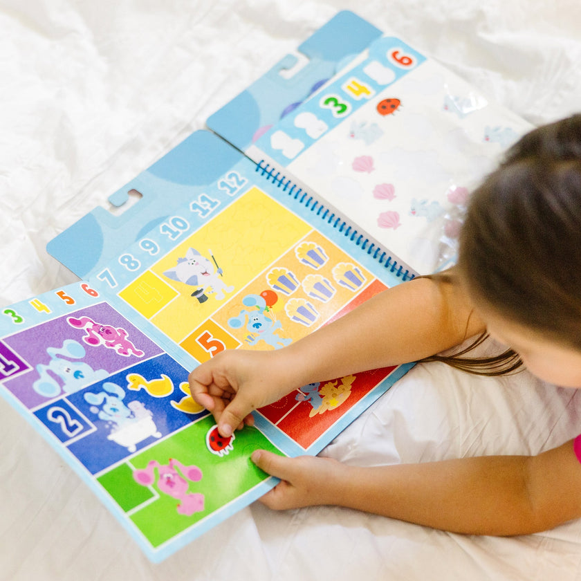 Melissa & Doug - Blues Clues & You - Activity Pad & Stickers - Letters & Numbers (6L)
