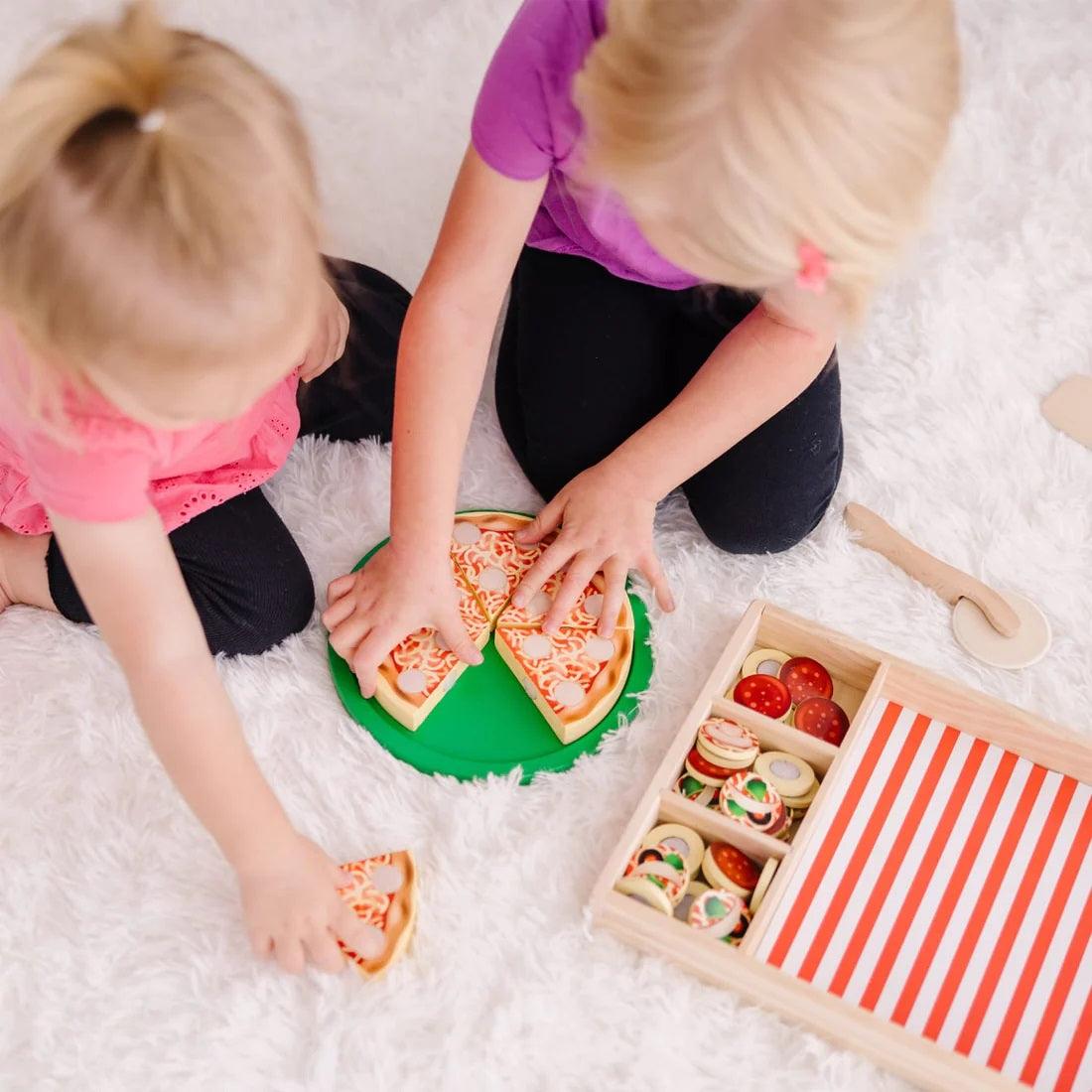 Melissa & Doug - Pizza Party Wooden Set