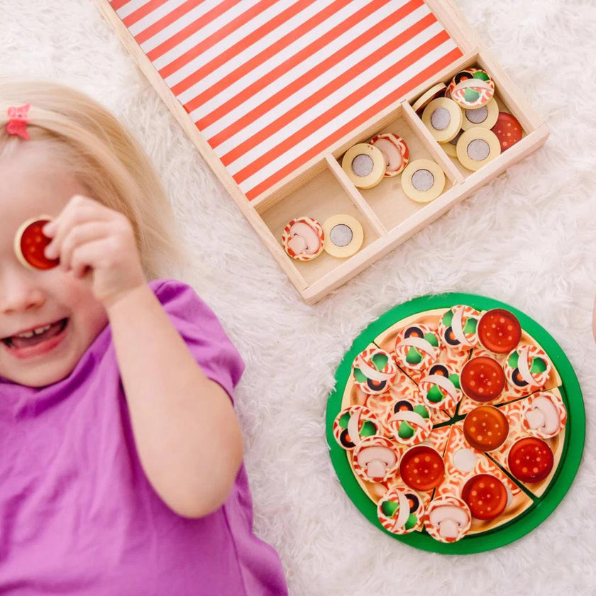 Melissa & Doug - Pizza Party Wooden Set