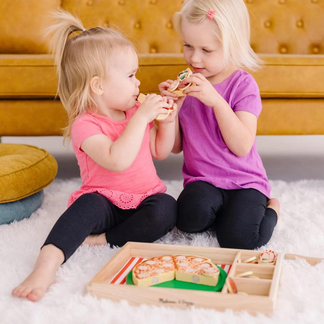Melissa & Doug - Pizza Party Wooden Set