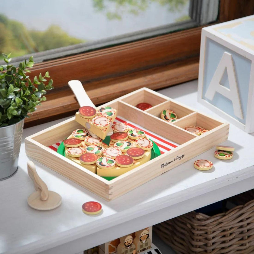 Melissa & Doug - Pizza Party Wooden Set