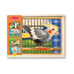 Melissa & Doug - Puzzles In A Box - 4x12Pc Pets Assorted (8L)