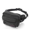 Canvas Fanny Pack With 4 Zipper Pockets Waist Bag