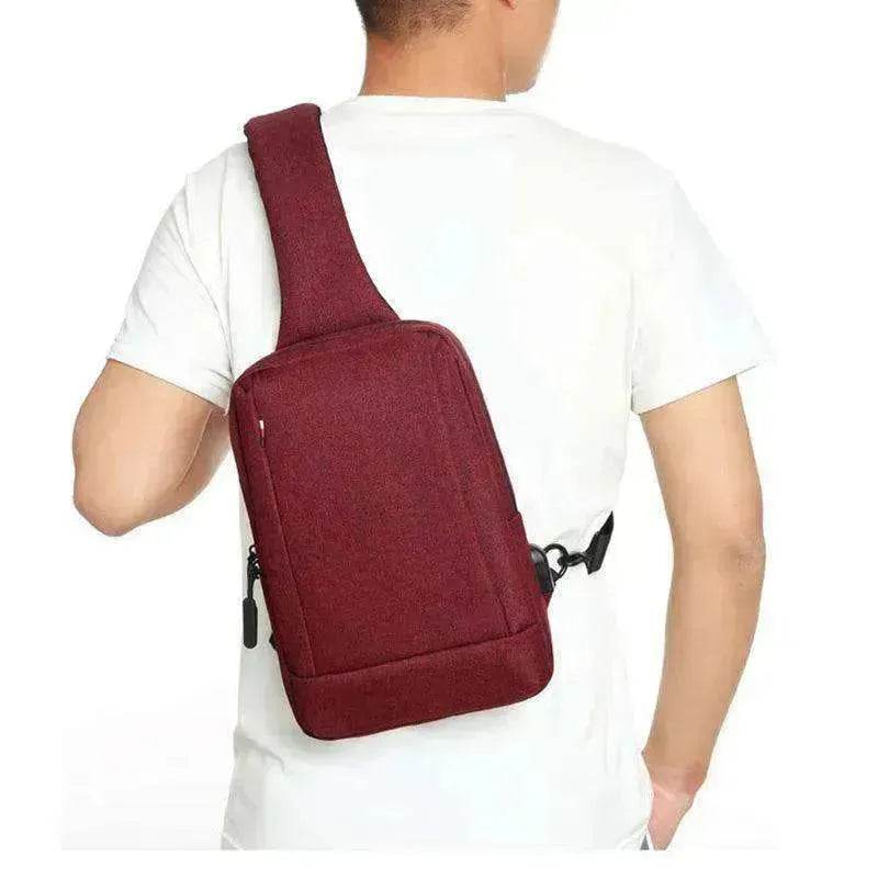 Men Chest Bag Shoulder Crossbody Sling Backpack Fanny Pack