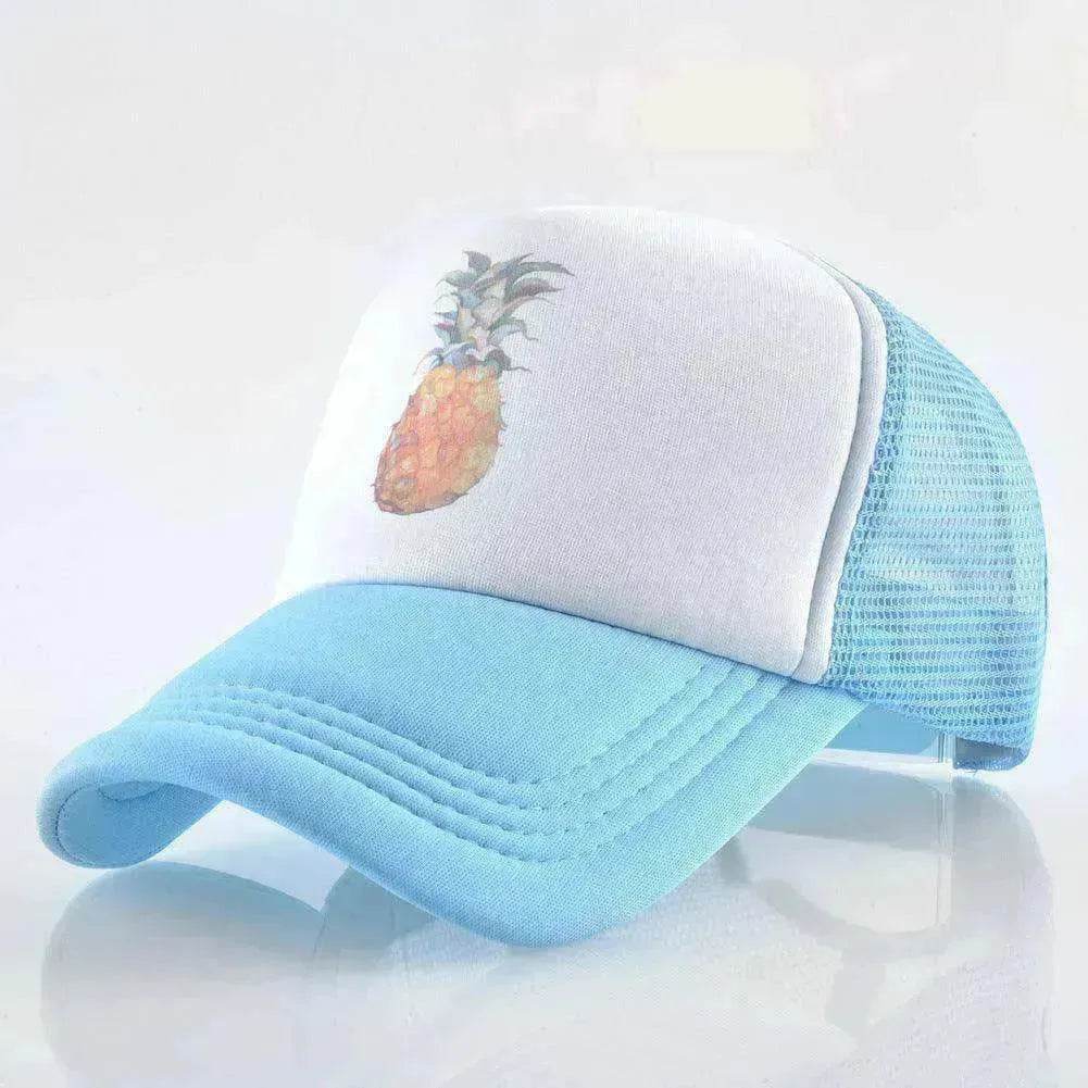 Men's And Women's Baseball Caps Fashion Pineapple Print
