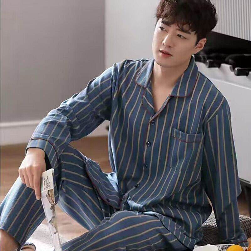 Thin Pajama Pants – Men’s Cotton Loose Home Wear for All Seasons