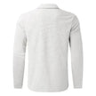 Men's Clothing Waffle Style Zipped Lapel Jacket Outdoor Sports Tops