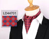 Men's Elegant Silk Scarf Floral Collar Mouth Napkin