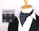 Men's Elegant Silk Scarf Floral Collar Mouth Napkin