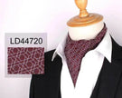 Men's Elegant Silk Scarf Floral Collar Mouth Napkin