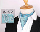 Men's Elegant Silk Scarf Floral Collar Mouth Napkin