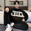 Men's Pajamas - Thickened Coral Velvet Suit