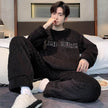 Men's Pajamas - Thickened Coral Velvet Suit