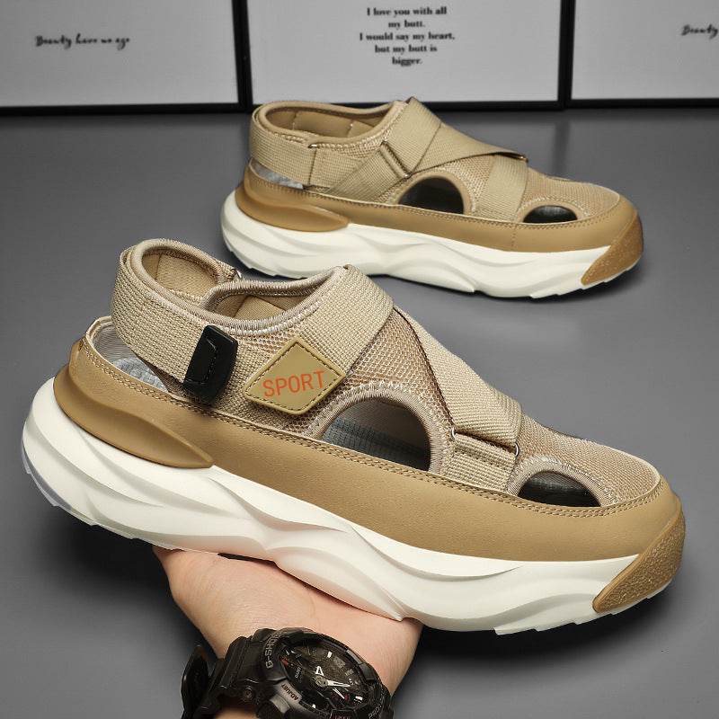 Men's Fashion Casual Closed Toe Sneaker Sandals
